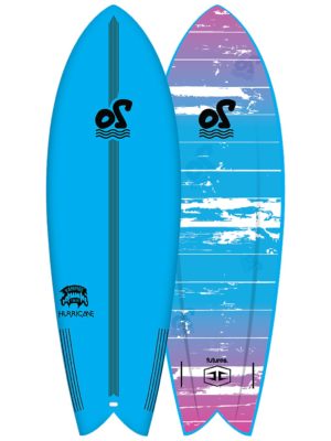 Ocean Storm Vampire Twin 5'6 Softtop Surfboard blue kaufen